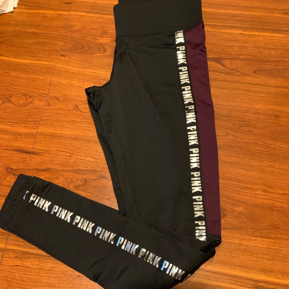 PINK leggings (black/plum)